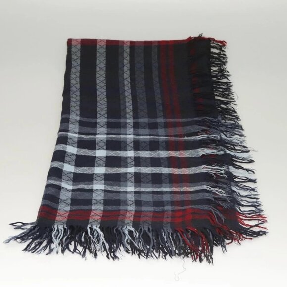 GUCCI Stole Wool Navy Auth SW820 - Picture 7 of 12